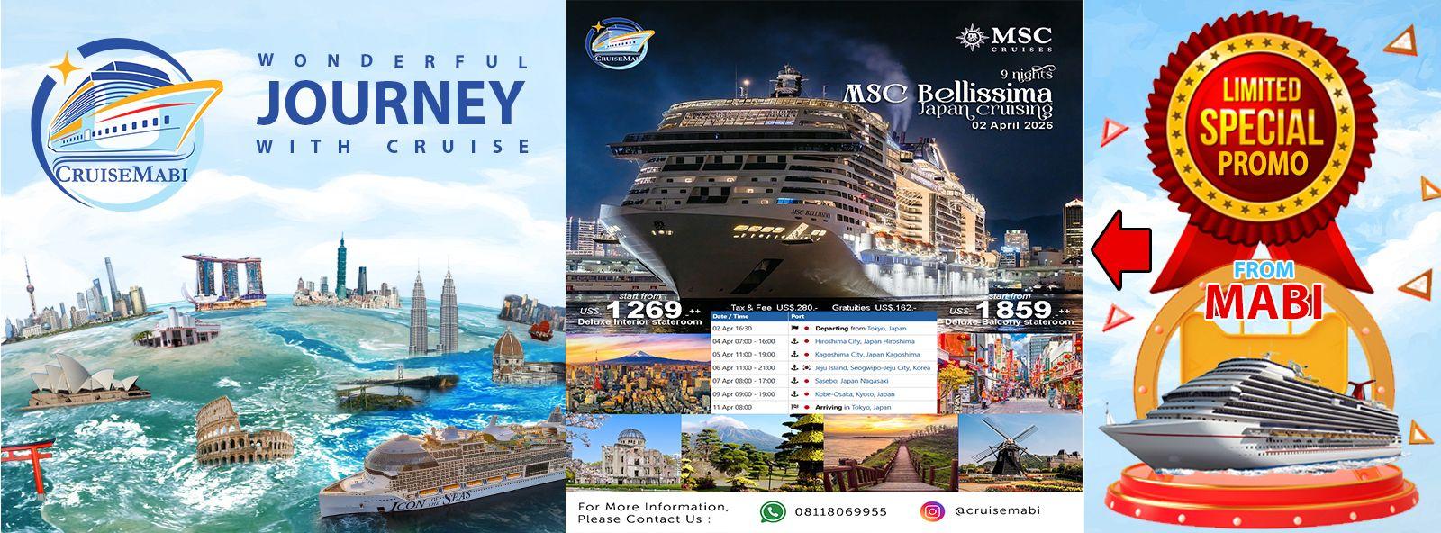 MSC BELLISSIMA 5N JAPAN CRUISING 02APR2026