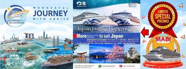 Double Deployment 2027 Diamond Princess & Sapphire Princess Japan sailing